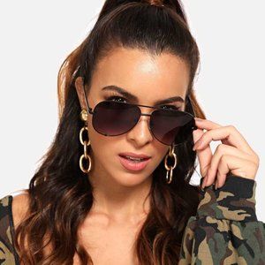 Top Bar Tinted Lens Sunglasses